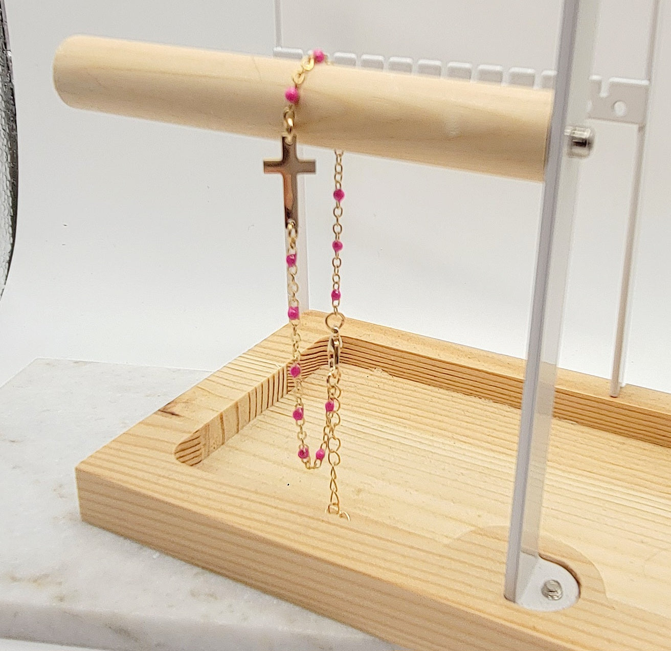 New! Cross Charm Bracelet- Faith Gifts